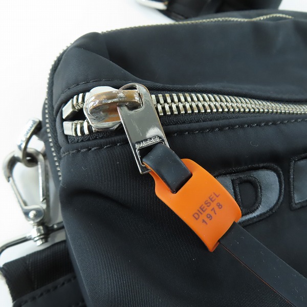 実際に弊社で買取させて頂いたDIESEL/ディーゼル ロゴ ショルダーバッグ ブラックの画像 6枚目