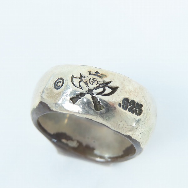 実際に弊社で買取させて頂いた【ギャラ付き】Gaboratory/ガボラトリー Iron Cross Ring/アイアンクロスリング 21号の画像 6枚目
