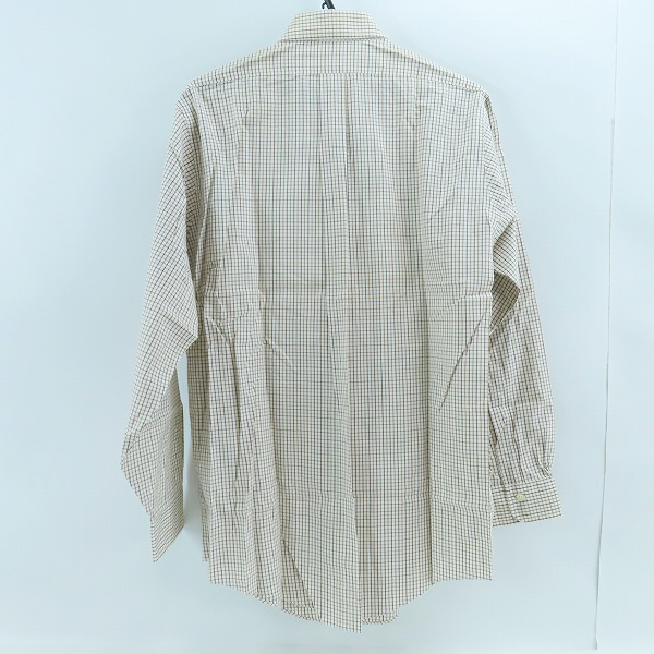 実際に弊社で買取させて頂いたBrooks brothers/ブルックスブラザーズ チェック柄 長袖シャツ/15.5の画像 1枚目