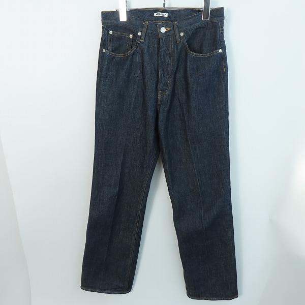 実際に弊社で買取させて頂いたAURALEE/オーラリー HARD TWIST DENIM 5P PANTS/デニムパンツ A8AP01DW/30