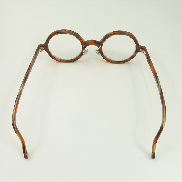 実際に弊社で買取させて頂いた白山眼鏡店/ハクサンガンキョウテン 丸型眼鏡/メガネフレーム/アイウェアの画像 2枚目