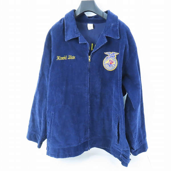 実際に弊社で買取させて頂いたNATIONAL FFA/アメリカ国立農業学校 ファーマーズ ヴィンテージ/ビンテージ コーデュロイ ジャケット LOT100/54-T