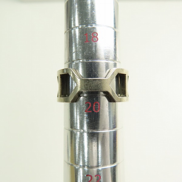 実際に弊社で買取させて頂いたGUCCI/グッチ リング Ag925 デザインリング/指輪 19.5号の画像 8枚目