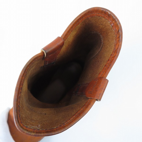 実際に弊社で買取させて頂いたRED WING/レッドウィング 90年代 ペコスブーツ 旧犬タグ 866 /8Eの画像 4枚目