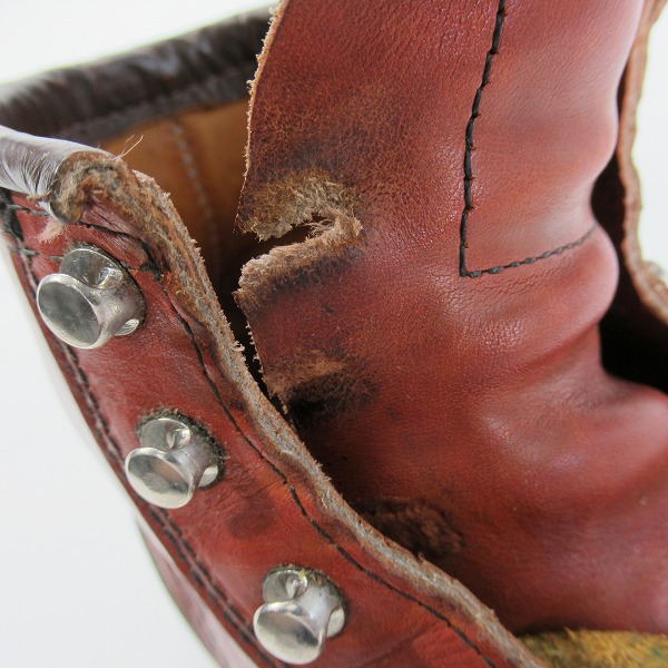 実際に弊社で買取させて頂いたRED WING/レッドウィング アイリッシュセッター カヌーモック 復刻犬タグ 9851/7Eの画像 7枚目