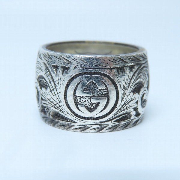 実際に弊社で買取させて頂いたGUCCI/グッチ GARDEN/ガーデン リング/指輪w/ストーン アラベスクパターン Ag925/17.5号の画像 3枚目