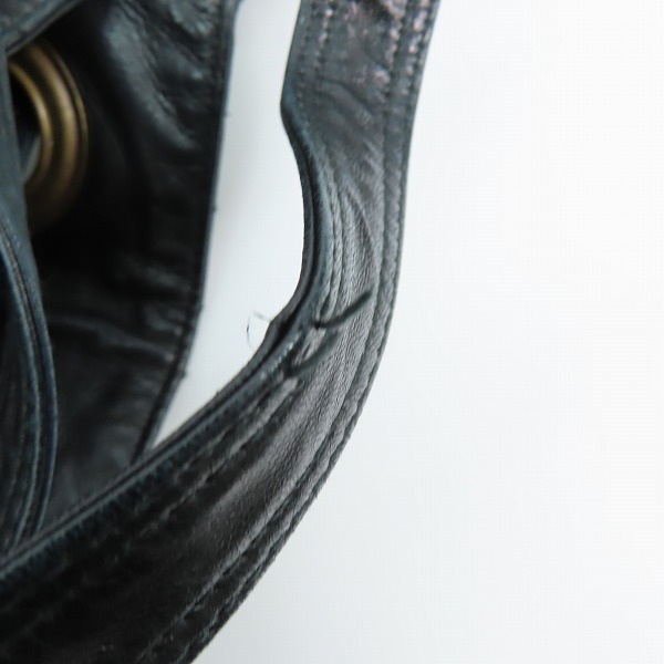 実際に弊社で買取させて頂いたChristian Dior/クリスチャンディオール ナッパレザー ワンショルダーバッグ　の画像 7枚目