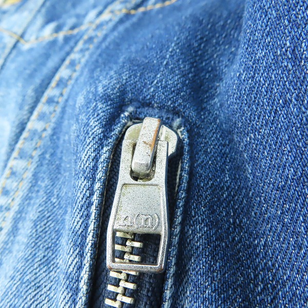 実際に弊社で買取させて頂いたn(n) by NUMBER (N)INE/エヌエヌバイナンバーナイン ジップポケット/音符 デニムジャケット 2の画像 6枚目