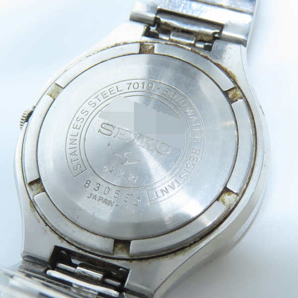 実際に弊社で買取させて頂いたSEIKO/セイコー 5 ACTUS 5アクタス 自動巻き 7019-5010 の画像 4枚目