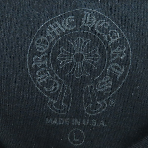 実際に弊社で買取させて頂いた【JPタグ】CHROME HEARTS/クロムハーツ FOTI フォティ プリントTシャツ/Lの画像 2枚目