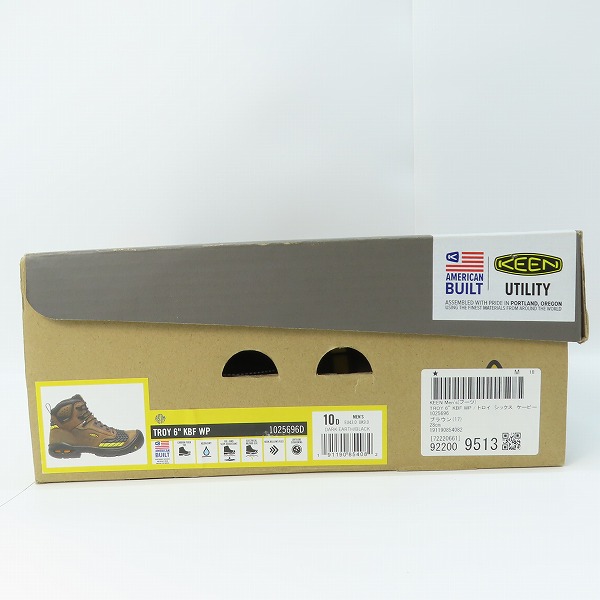 実際に弊社で買取させて頂いたKEEN/キーン TROY6 KBF WP/トロイ シックス カーボンファイバートゥ 安全靴/ブーツ 1025696D/10Dの画像 9枚目