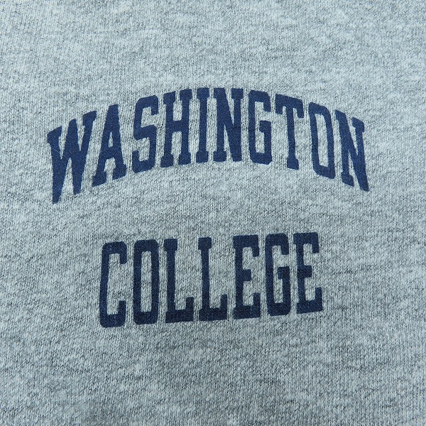 実際に弊社で買取させて頂いたChampion/チャンピオン トリコタグ WASHINGTON COLLEGE/ワシントン大学 ヘンリーネック 長袖Tシャツ/Lの画像 3枚目