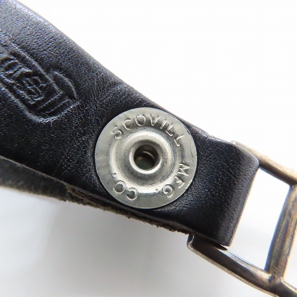 実際に弊社で買取させて頂いたCHROME HEARTS/クロムハーツ Wベルトループ クロスボタンの画像 5枚目