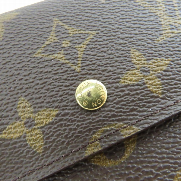 実際に弊社で買取させて頂いたLOUIS VUITTON/ルイヴィトン モノグラム ポルトトレゾール インターナショナル 3つ折り長財布/M61215の画像 7枚目