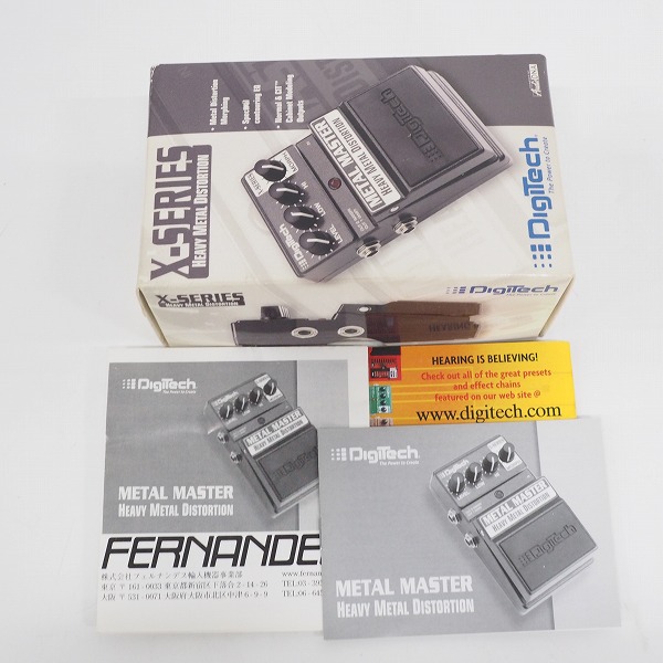 実際に弊社で買取させて頂いた【美品】Digitech/デジテック METAL MASTER へヴィーメタルディストーション エフェクター/動作確認済の画像 7枚目