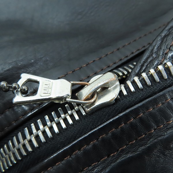 実際に弊社で買取させて頂いたISAMUKATAYAMA BACKLASH/バックラッシュ レザー イタリーキップライダース 1604-02/2の画像 7枚目