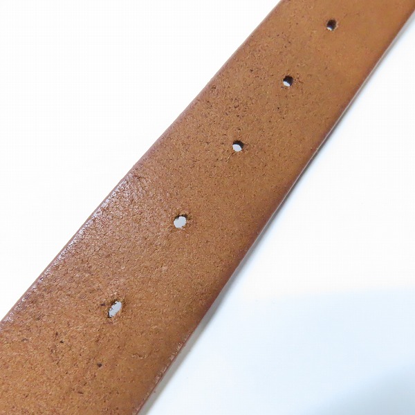 実際に弊社で買取させて頂いたLACOSTE/ラコステ ロゴバックル レザー ベルトの画像 5枚目