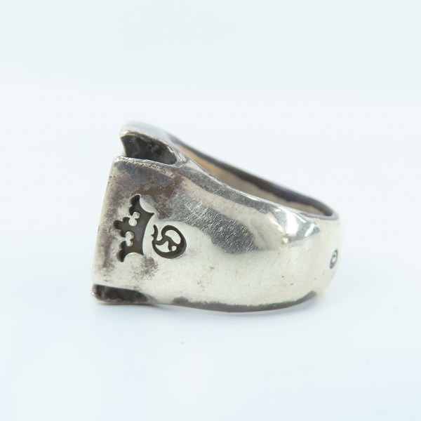 実際に弊社で買取させて頂いた【ギャラ付き】Gaboratory/ガボラトリー Iron Cross Ring/アイアンクロスリング 21号の画像 2枚目