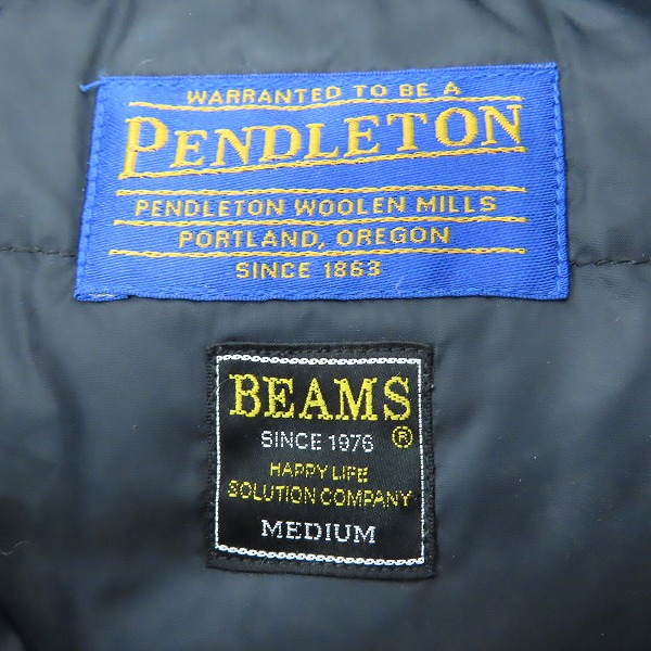 実際に弊社で買取させて頂いたPENDLETON×BEAMS/ペンドルトン×ビームス ベスト/Mの画像 2枚目