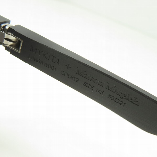 実際に弊社で買取させて頂いたMaison Margiela ×MYKITA/メゾンマルジェラ × マイキータ RAW サングラス MMRAW001 812の画像 5枚目