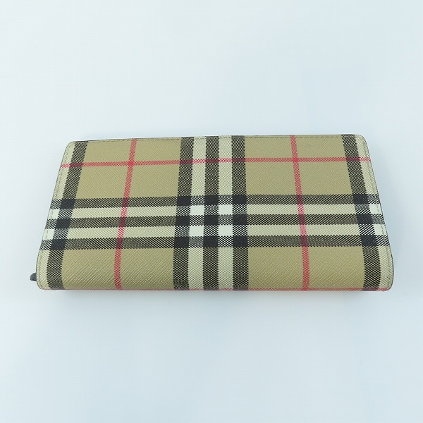 実際に弊社で買取させて頂いたBURBERRY/バーバリー アーカイブチェック 二つ折り 長財布/ロングウォレット 8065640