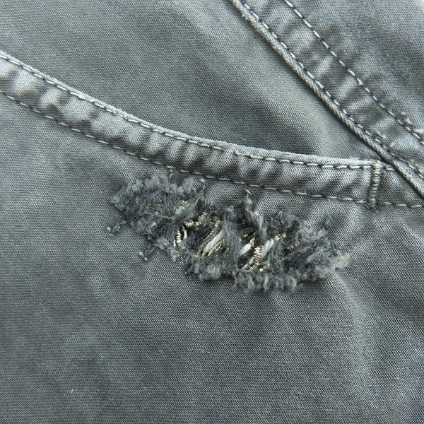 実際に弊社で買取させて頂いたkiminori morishita/キミノリモリシタ レザー レース カーゴパンツ 7717305-1 7/52の画像 8枚目