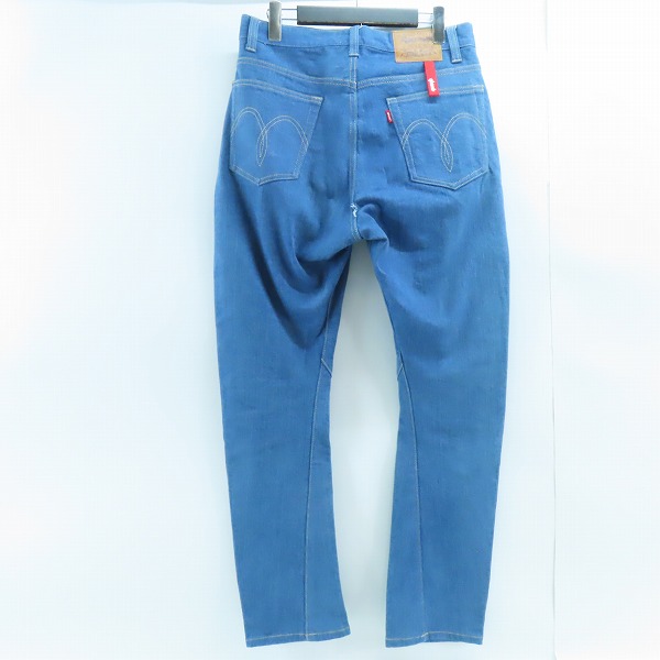 実際に弊社で買取させて頂いたglamb/グラム Poly Denim/ポリーデニム デニムパンツ GB0318/P13/1の画像 1枚目