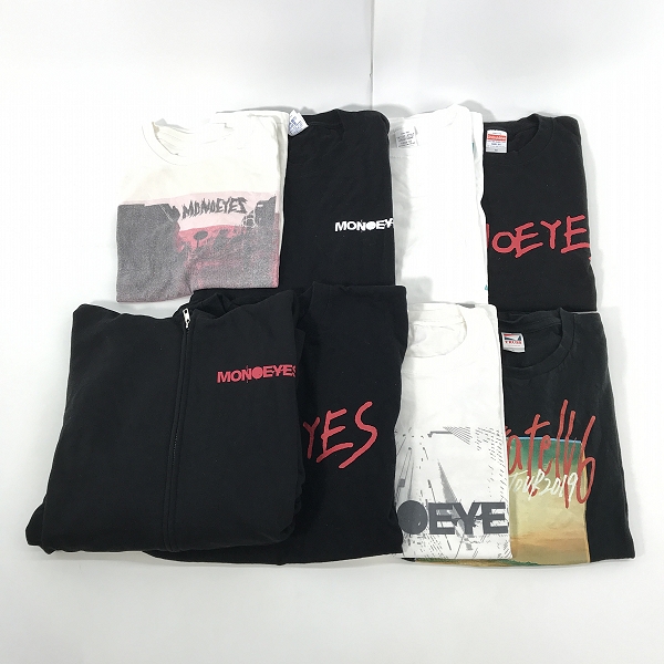 実際に弊社で買取させて頂いた【おまとめ】MONOEYES/モノアイズ バンドTシャツ/バンT/パーカー