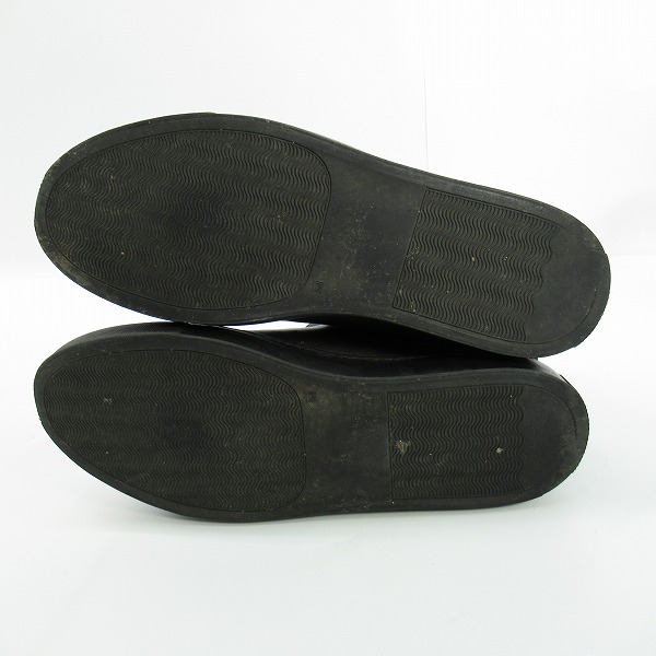 実際に弊社で買取させて頂いたKRISVANASSCHE/クリスヴァンアッシュ ベルクロ ハイカットスニーカー ブラック/42の画像 2枚目