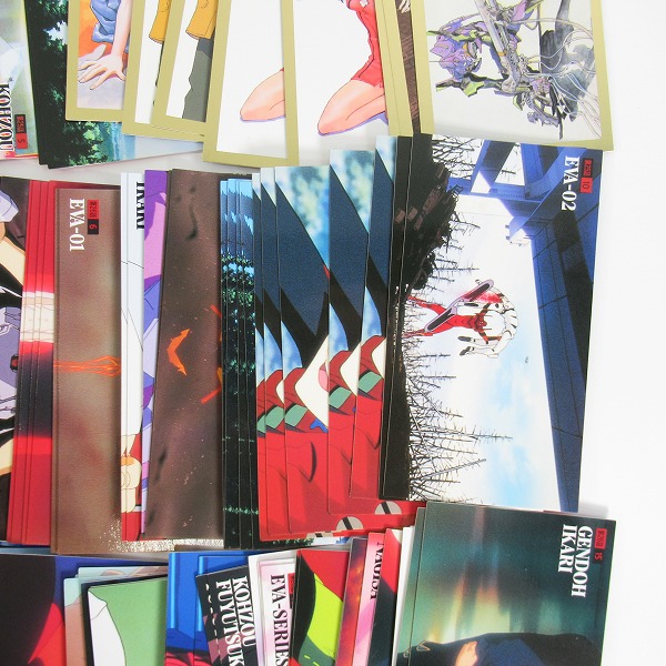 実際に弊社で買取させて頂いた【おまとめ】バンダイ/セガ カードダスマスターズワイド 新世紀エヴァンゲリオン 初版の画像 3枚目