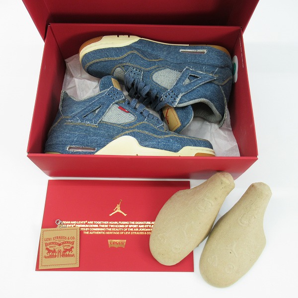 実際に弊社で買取させて頂いたNIKE×LEVI’S/ナイキ×リーバイス AIR JORDAN 4 RETRO NRG/エア ジョーダン 4 レトロ デニム AO2571-401/26の画像 8枚目