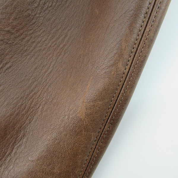 実際に弊社で買取させて頂いたCOACH/コーチ オールドコーチ レザー 巾着型 ショルダーバッグ 9929の画像 5枚目