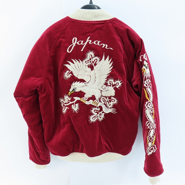 実際に弊社で買取させて頂いたTHE FLAT HEAD/フラットヘッド リバーシブル スカジャン スーベニアジャケット/Lの画像 1枚目