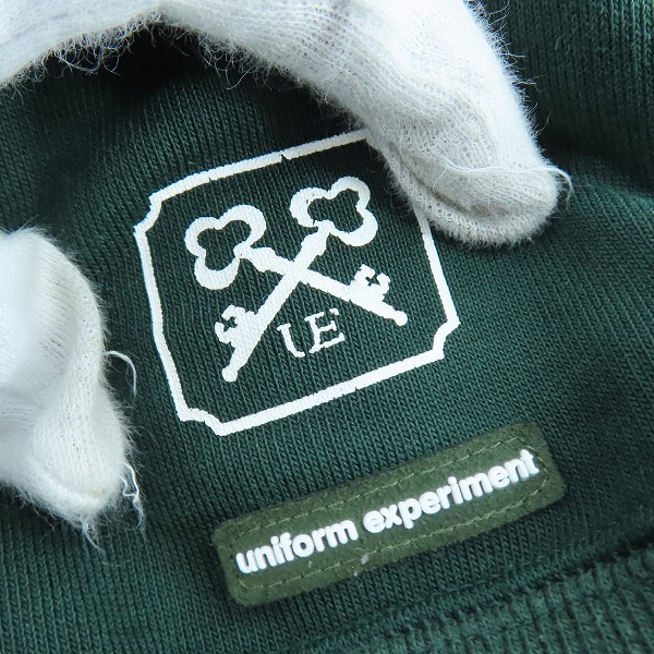 実際に弊社で買取させて頂いたuniform experiment/ユニフォームエクスペリメント 21AW SLEEVE PANELED CREWNECK スウェット UE-212015/2の画像 4枚目