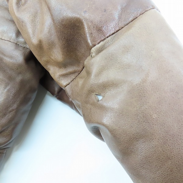 実際に弊社で買取させて頂いたglamb/グラム ラムレザー ダウンジャケット/2の画像 6枚目