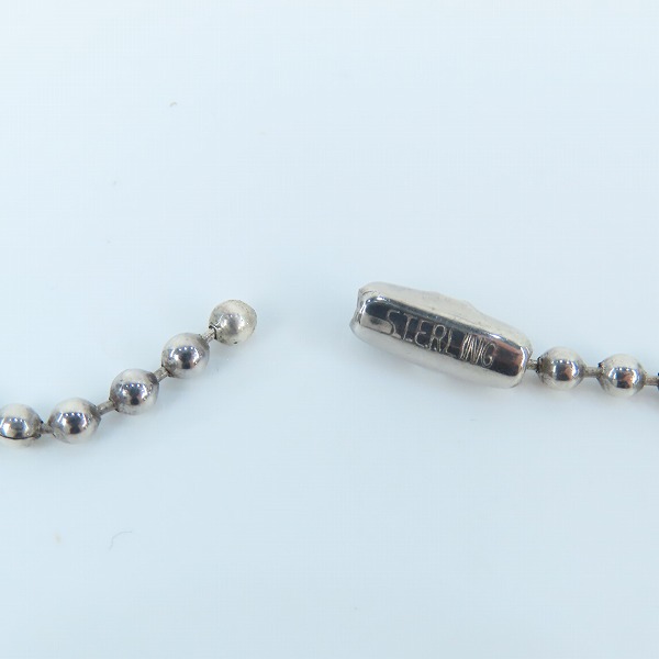 実際に弊社で買取させて頂いたCHROME HEARTS/クロムハーツ LARGE DOG TAG FREEDOM/ラージ ドッグタグ フリーダム/ボールチェーンの画像 5枚目