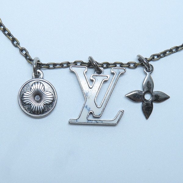 実際に弊社で買取させて頂いたLOUIS VUITTON/ルイヴィトン PENDANT CHAIN LV NECKLACE ネックレス M00317の画像 1枚目