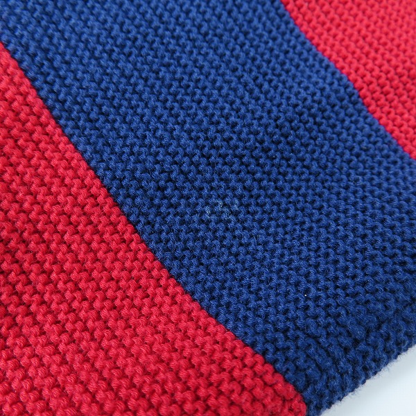 実際に弊社で買取させて頂いた【JPタグ】GUCCI/グッチ クルーネック ボーダー/バック刺繍 セーター Sの画像 8枚目