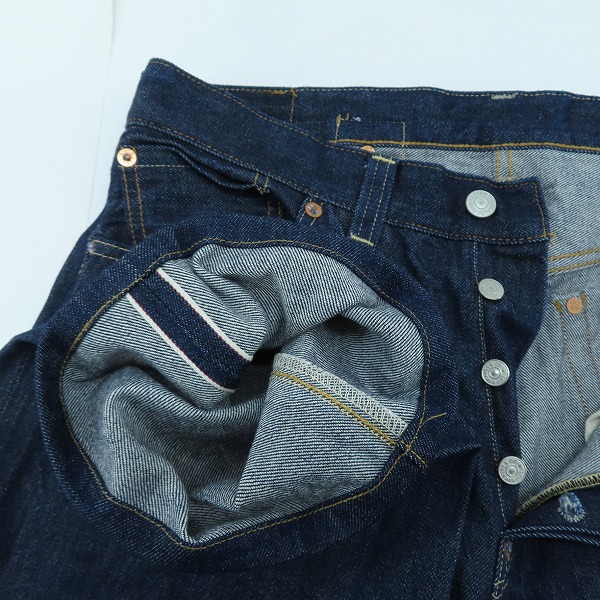 実際に弊社で買取させて頂いたLEVIS/リーバイス  LVC/VINTAGE CLOTHING 501XX 復刻1937年モデル シンチバック デニムパンツ 37501-0015/W36の画像 2枚目