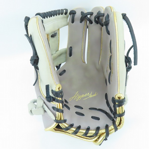 実際に弊社で買取させて頂いたRawlings/ローリングス HYPER TECK/ハイパーテック DUALPALM R2G 軟式 内野手 右投げ用 グローブ GR4FHTCN62 の画像 2枚目