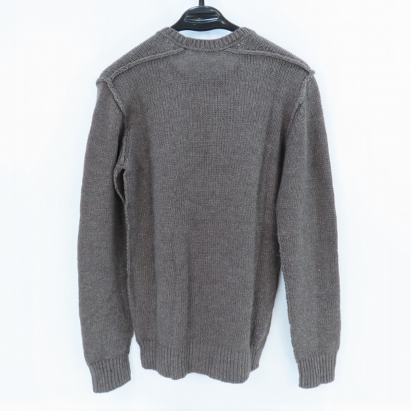 実際に弊社で買取させて頂いたKAZUYUKI KUMAGAI ATTACHMENT/カズユキクガマイ アタッチメント クルーネック ニット KK32-015/1の画像 1枚目