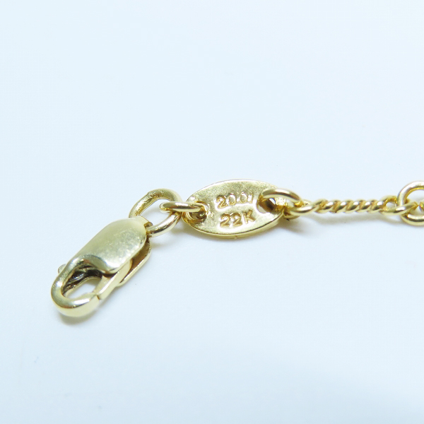 実際に弊社で買取させて頂いたCHROME HEARTS/クロムハーツ 22K NECKCHAIN T20/ツイストチェーン 20インチの画像 3枚目