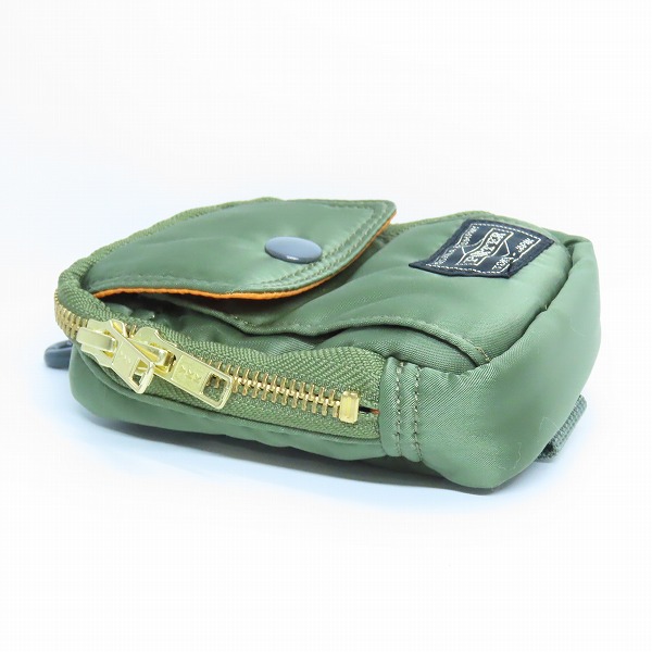 実際に弊社で買取させて頂いた(2)PORTER/ポーター TANKER/タンカー ポーチ カーキの画像 2枚目