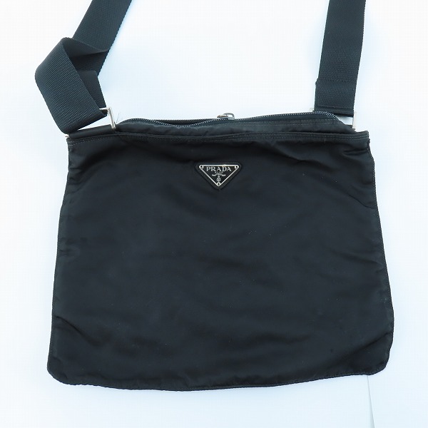 実際に弊社で買取させて頂いた【ジャンク】PRADA/プラダ 三角ロゴプレート ナイロン ショルダーバッグ