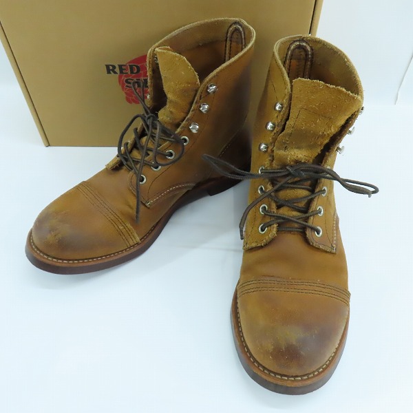 実際に弊社で買取させて頂いたRED WING/レッドウィング IRON RANGE/アイアンレンジブーツ 8113/9D