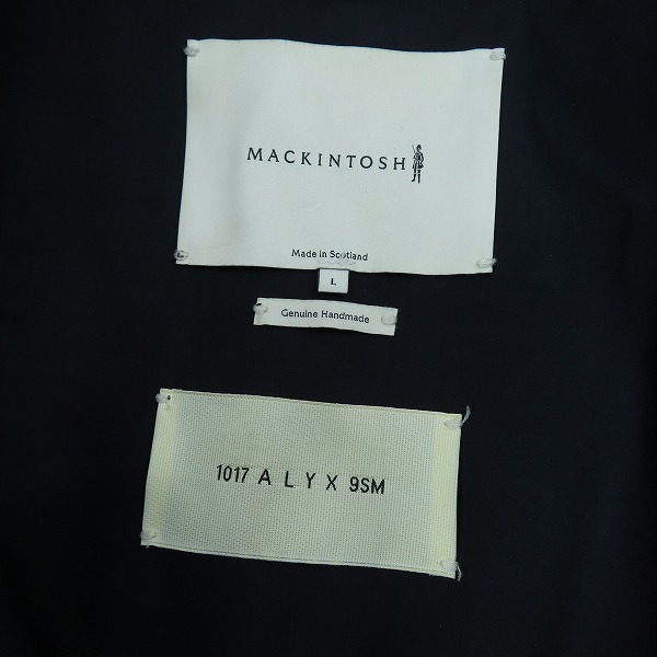 実際に弊社で買取させて頂いた1017 ALYX 9SM×MACKINTOSH/アリクス×マッキントッシュ NYLON TRENCH COAT トレンチコート AMUOU0043FA01 /Lの画像 6枚目