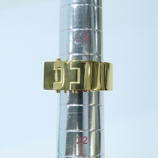 実際に弊社で買取させて頂いたBOTTEGA VENETA/ボッテガヴェネタ ボルト リング 680314 VAHU4/19.5-20.5号の画像 7枚目