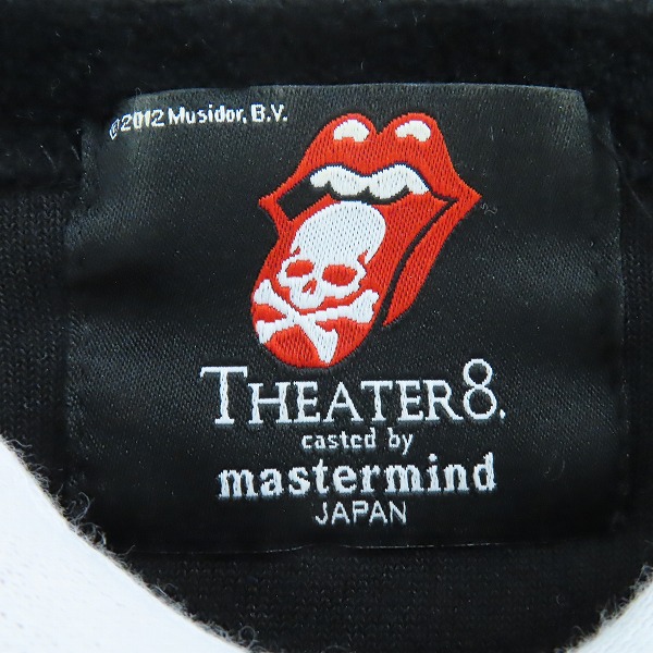 実際に弊社で買取させて頂いたシアターエイト×マスターマインドジャパン×ローリングストーンズ ベロア ロングTシャツ 8LR-TL03/Lの画像 2枚目