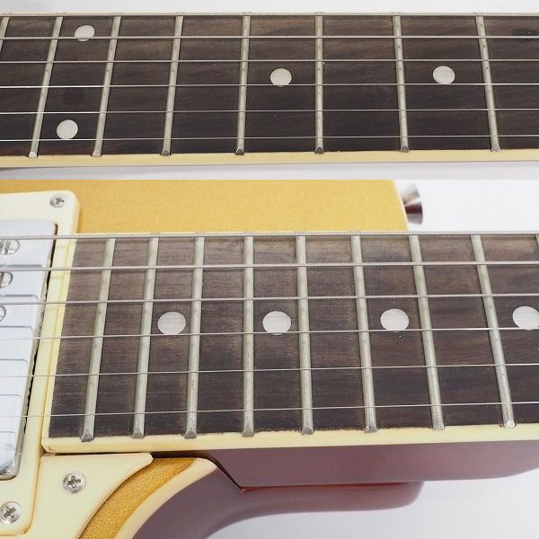 実際に弊社で買取させて頂いた★【難有り】Maestro by Gibson/マエストロ Les Paul タイプ Gold Top ボルトオンネック エレキギターソフトケース付 の画像 3枚目
