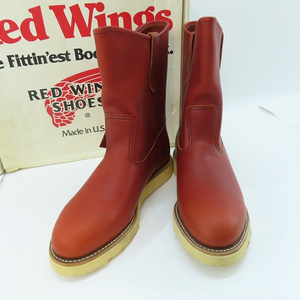 実際に弊社で買取させて頂いた【未使用】RED WING/レッドウイング 犬タグ ペコス ブーツ/ロングブーツ 00866/8D